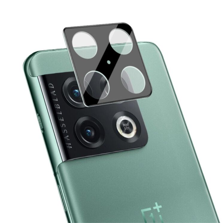 Защитное стекло на камеру IMAK Integrated Lens Protector для OnePlus 10 Pro - Black: фото 2 из 15