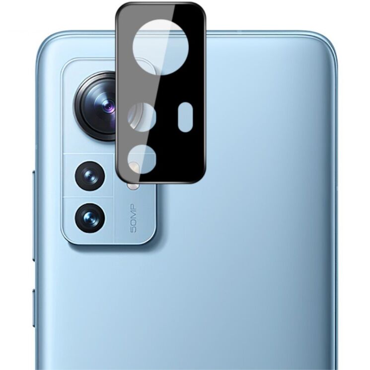 Захисне скло на камеру IMAK Integrated Lens Protector для Xiaomi 12 / 12X - Black: фото 3 з 13