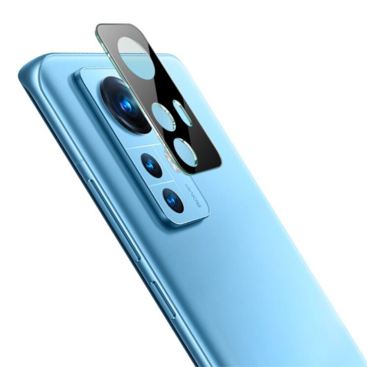 Захисне скло на камеру IMAK Integrated Lens Protector для Xiaomi 12 / 12X - Black: фото 2 з 13