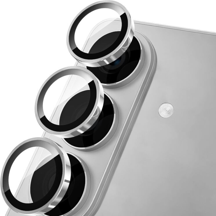 Защитное стекло на камеру RURIHAI Lens Protector для Samsung Galaxy S26 Plus (S947) / Galaxy S26 (S942) - Silver: фото 1 из 6