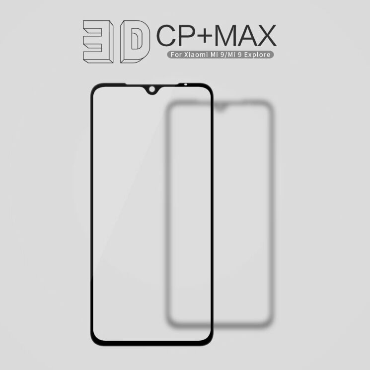 Защитное стекло NILLKIN 3D CP+ MAX для Xiaomi Mi 9 - Black: фото 1 из 21
