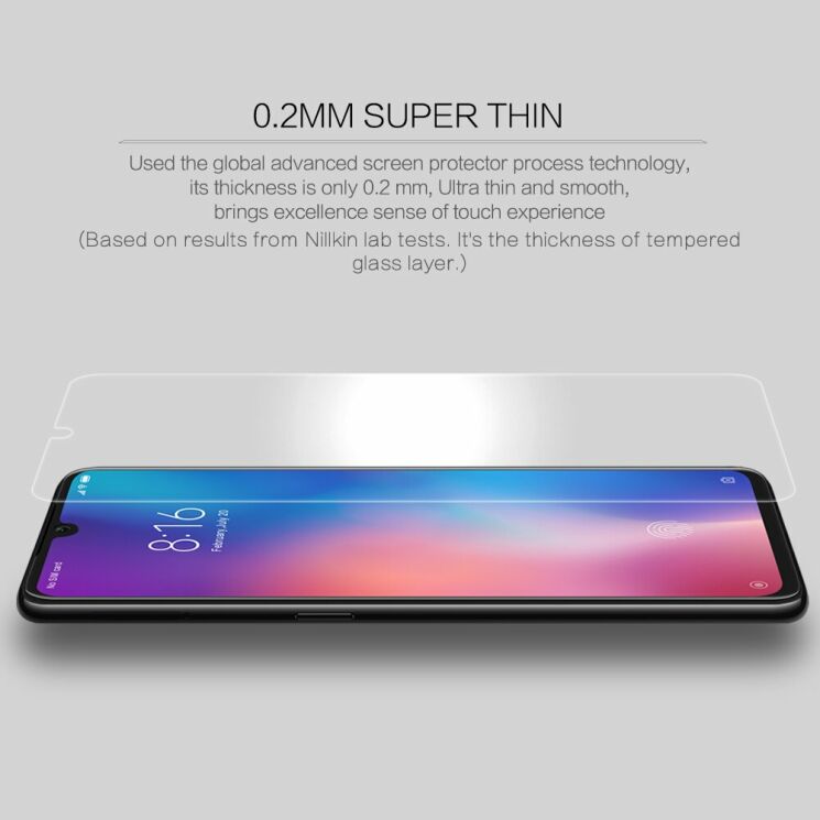 Защитное стекло NILLKIN Amazing H+ для Xiaomi Mi 9 / Mi 9 Explore: фото 2 из 13