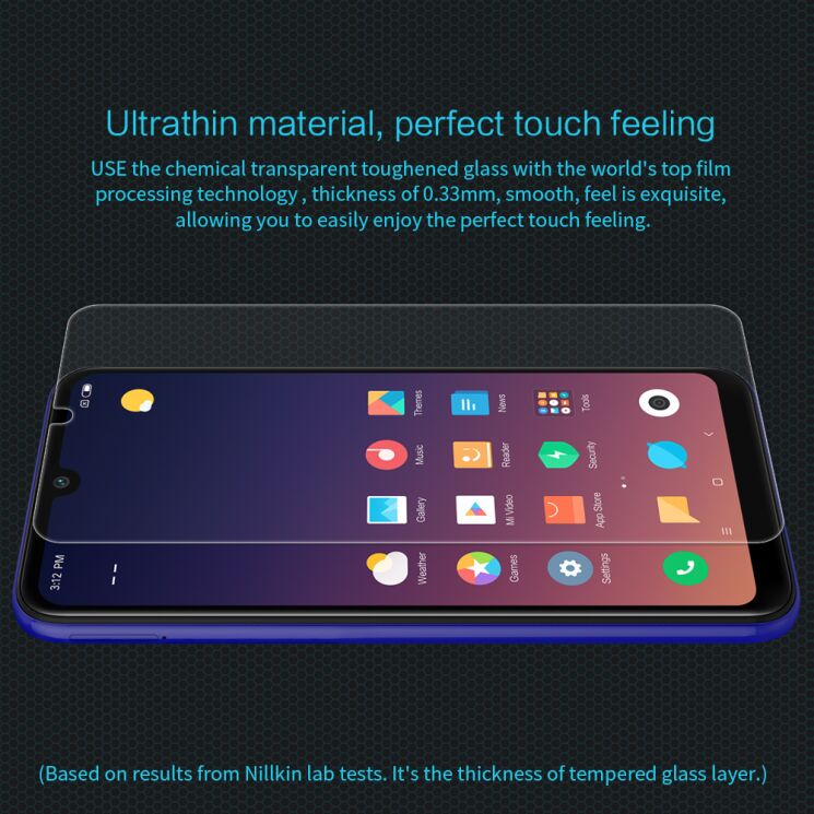 Защитное стекло NILLKIN Amazing H для Xiaomi Mi Play: фото 5 из 14