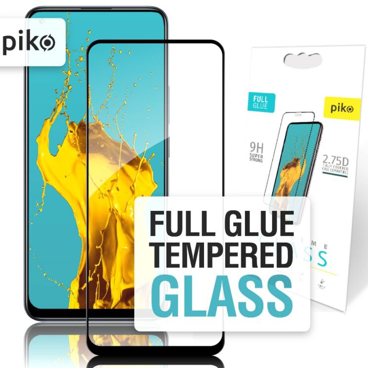 Захисне скло Piko Full Glue для Realme 8 / 8 Pro - Black: фото 1 з 5