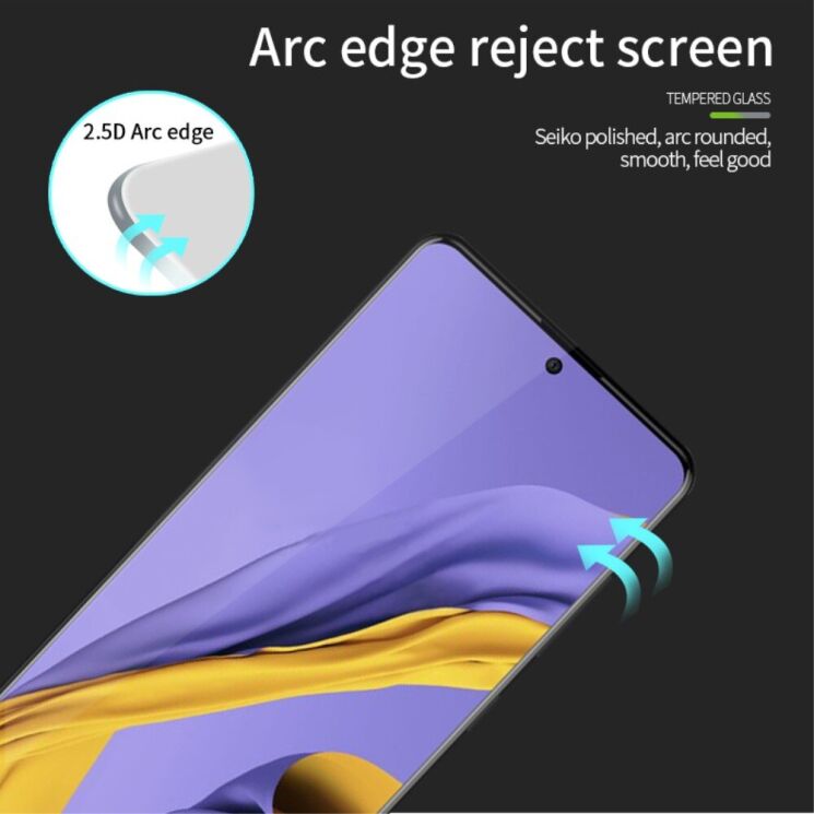 Защитное стекло PINWUYO Full Glue Cover для Google Pixel 7a - Black: фото 7 из 14