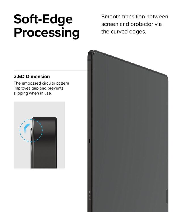 Защитное стекло Ringke Tempered Glass (FT) для Samsung Galaxy Tab S10 Ultra / S9 Ultra / Tab S8 Ultra (T920/926/910/916/900/906) 8809848206696: фото 6 из 14