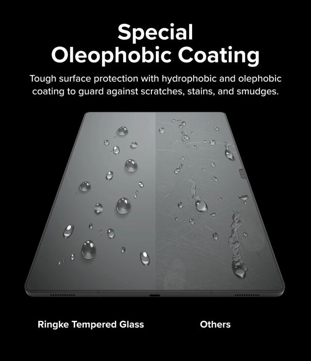 Защитное стекло Ringke Tempered Glass (FT) для Samsung Galaxy Tab S10 Ultra / S9 Ultra / Tab S8 Ultra (T920/926/910/916/900/906) 8809848206696: фото 10 из 14