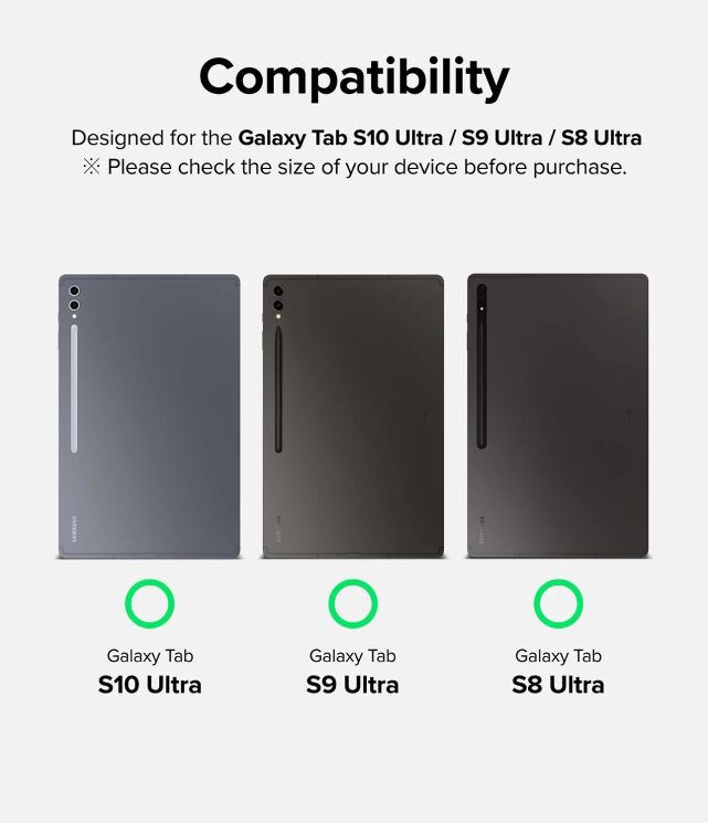 Защитное стекло Ringke Tempered Glass (FT) для Samsung Galaxy Tab S10 Ultra / S9 Ultra / Tab S8 Ultra (T920/926/910/916/900/906) 8809848206696: фото 3 из 14