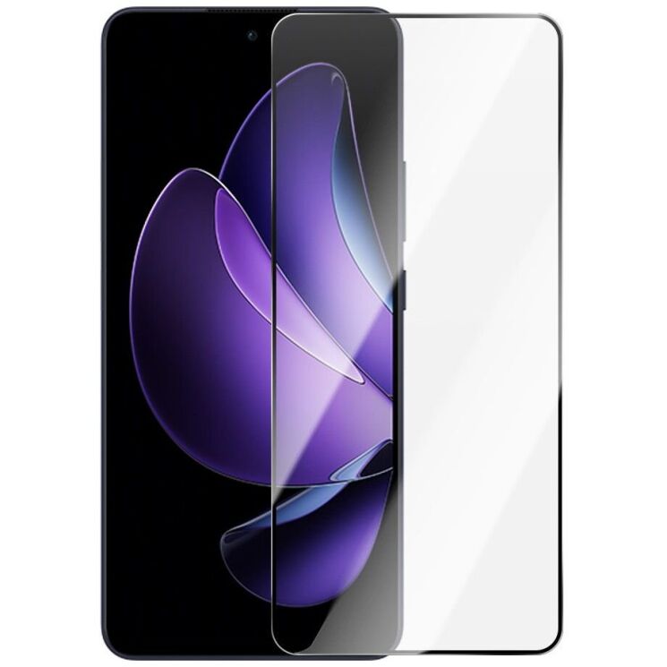 Защитное стекло RURIHAI Full Glue Screen Protect для OPPO Reno 13 F/FS 5G - Black: фото 1 из 7