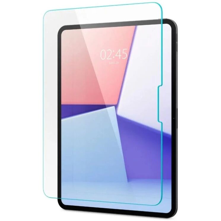 Защитное стекло Spigen (SGP) Screen Protector Glas.tR SLIM (FT) для Apple iPad Pro 11 (2024): фото 2 из 5