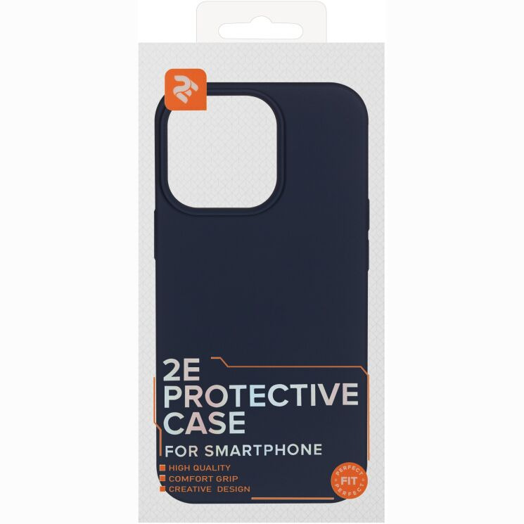Защитный чехол 2Е Liquid Silicone для iPhone 13 Pro - Dark Blue: фото 3 из 3