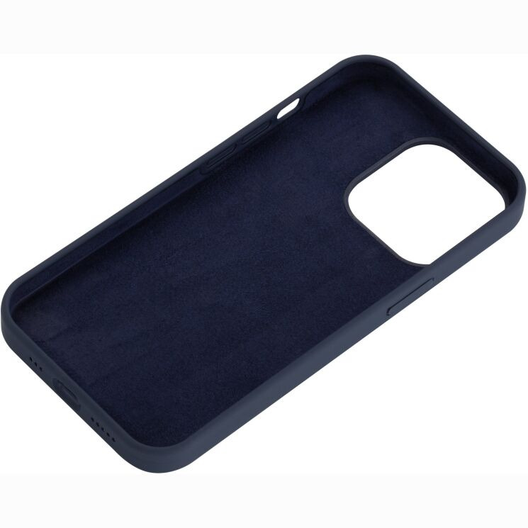 Защитный чехол 2Е Liquid Silicone для iPhone 13 Pro - Dark Blue: фото 2 из 3