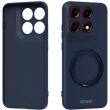 Защитный чехол ABEEL Lyra Skin Kickstand with MagSafe для Motorola Edge 70 Pro - Dark Blue (412007DB)