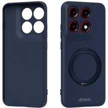 Защитный чехол ABEEL Lyra Skin Kickstand with MagSafe для Motorola Edge 70 Pro - Dark Blue: фото 1 из 8