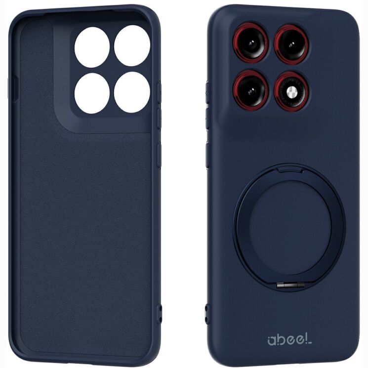 Защитный чехол ABEEL Lyra Skin Kickstand with MagSafe для Motorola Edge 70 Pro - Dark Blue: фото 1 из 8