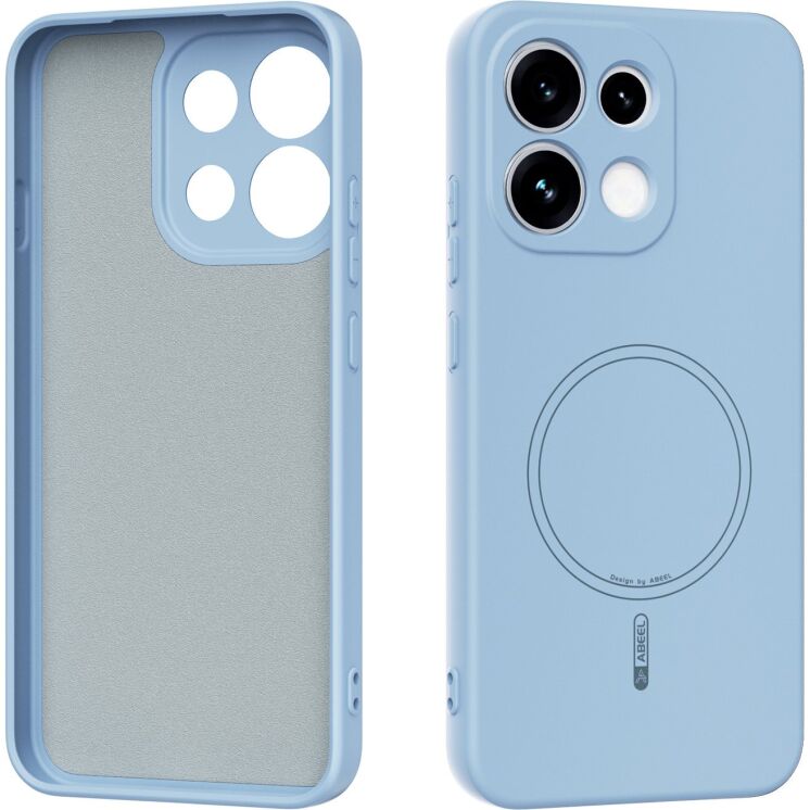 Защитный чехол ABEEL Lyra Skin with MagSafe для OPPO Reno 16 F/FS - Sky Blue (413409SL) Защитный чехол ABEEL Lyra Skin with MagSafe для OPPO Reno 16 F/FS - Sky Blue: фото 1 из 6