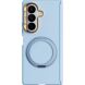 Защитный чехол ABEEL Silk Ring Magnetic (FF) для Samsung Galaxy Fold 8 Ultra - Sky Blue (424068SL). Фото 1 из 8