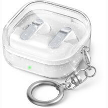 Захисний чохол AHASTYLE Crystal Split для Samsung Galaxy Buds 4 / Buds 4 Pro - Transparent Glitter: фото 1 з 8