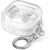 Захисний чохол AHASTYLE Crystal Split для Samsung Galaxy Buds 4 / Buds 4 Pro - Transparent Glitter: фото 1 з 8