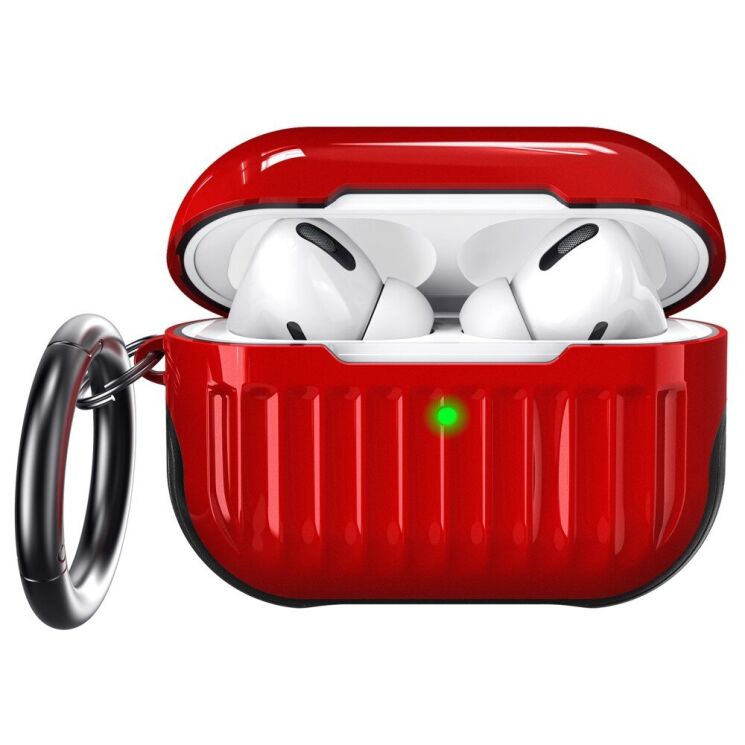 Захисний чохол AHASTYLE Luggage TPU Case для Apple AirPods Pro - Red: фото 1 з 7