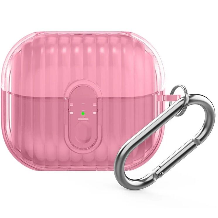 Захисний чохол AHASTYLE WG161 для Samsung Galaxy Buds 3 / Buds 3 Pro - Transparent Pink: фото 1 з 6