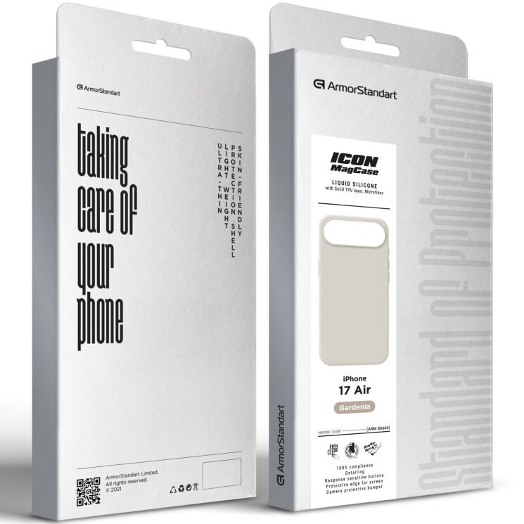 Защитный чехол ArmorStandart ICON2 MagSafe для iPhone Air - Gardenia: фото 2 из 2