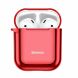 Защитный чехол BASEUS Shining Hook Case для Apple AirPods 1 / 2 - Red (247310R). Фото 6 из 25
