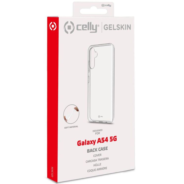 Захисний чохол Celly Gelskin для Samsung Galaxy A54 (A546) GELSKIN1037 - Transparent: фото 4 з 4