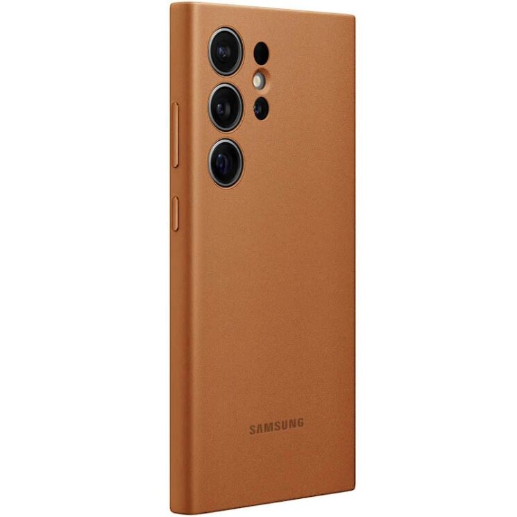 Защитный чехол Copiex Leather Cover для Samsung Galaxy S24 Ultra (S928) - Brown: фото 2 из 3