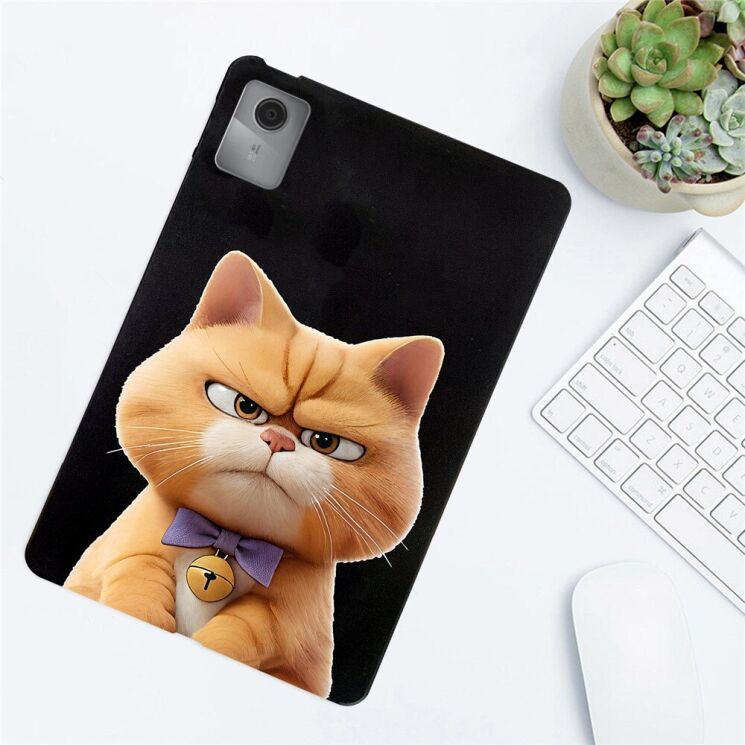 Защитный чехол Deexe Animal Series для Lenovo Idea Tab (TB336) - Garfield Cat: фото 3 из 3