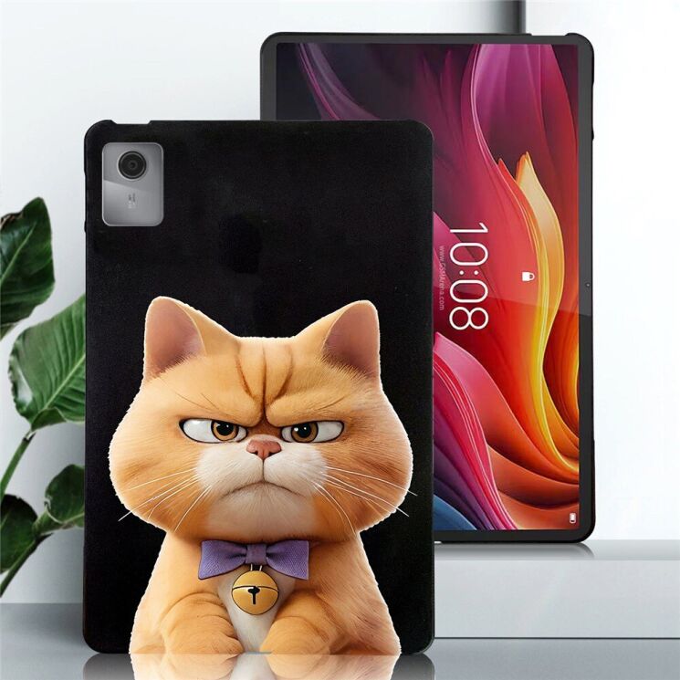 Защитный чехол Deexe Animal Series для Lenovo Idea Tab (TB336) - Garfield Cat: фото 2 из 3