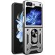 Защитный чехол Deexe Armor Shield (FF) для Samsung Galaxy Flip 6 - Silver (357519S). Фото 1 из 10