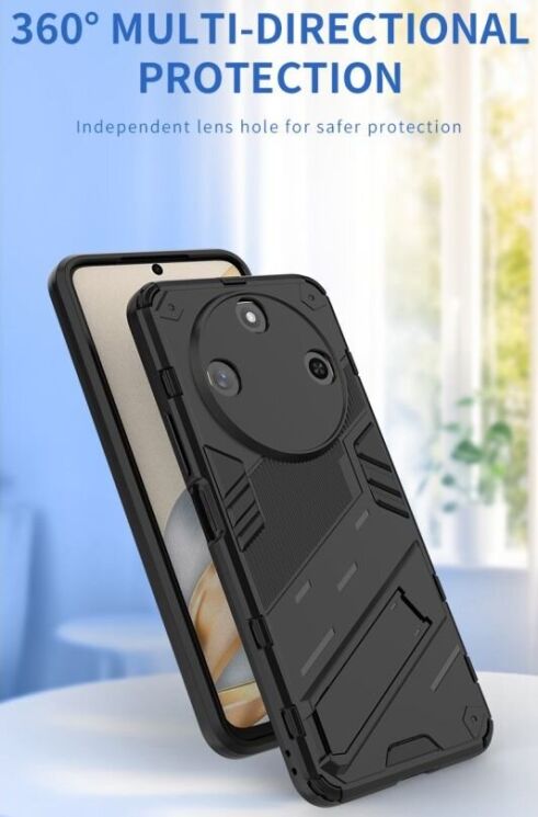 Защитный чехол Deexe Bibercas для Honor Magic 7 Lite - Green: фото 10 из 11