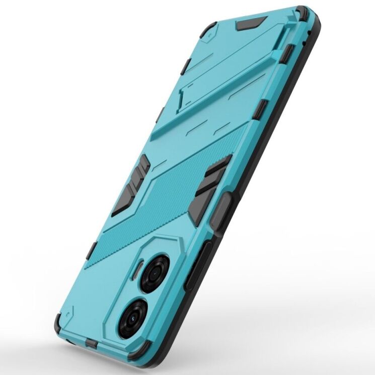 Защитный чехол Deexe Bibercas для Motorola Moto G24 - Baby Blue: фото 3 из 7
