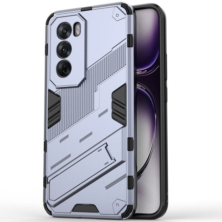 Защитный чехол Deexe Bibercas для OPPO Reno 12 - Dark Blue: фото 2 из 7