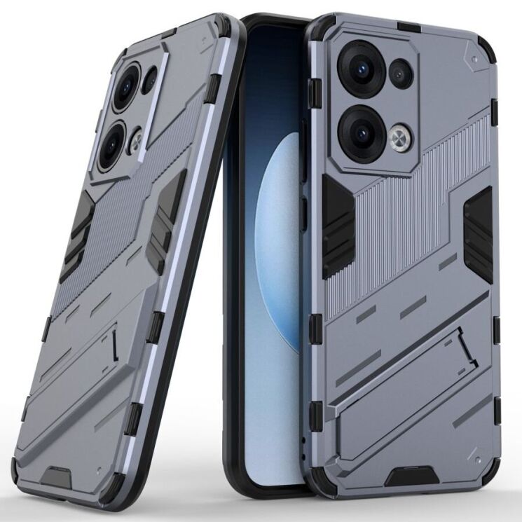 Защитный чехол Deexe Bibercas для OPPO Reno 13 5G - Dark Blue: фото 1 из 7