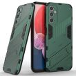 Защитный чехол с подставкой Deexe Bibercas для Samsung Galaxy A14 (А145) - Green (320318G)