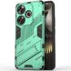 Захисний чохол Deexe Bibercas для Xiaomi Poco F6 - Green (355030G). Фото 2 з 8