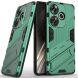 Захисний чохол Deexe Bibercas для Xiaomi Poco F6 - Green (355030G). Фото 1 з 8