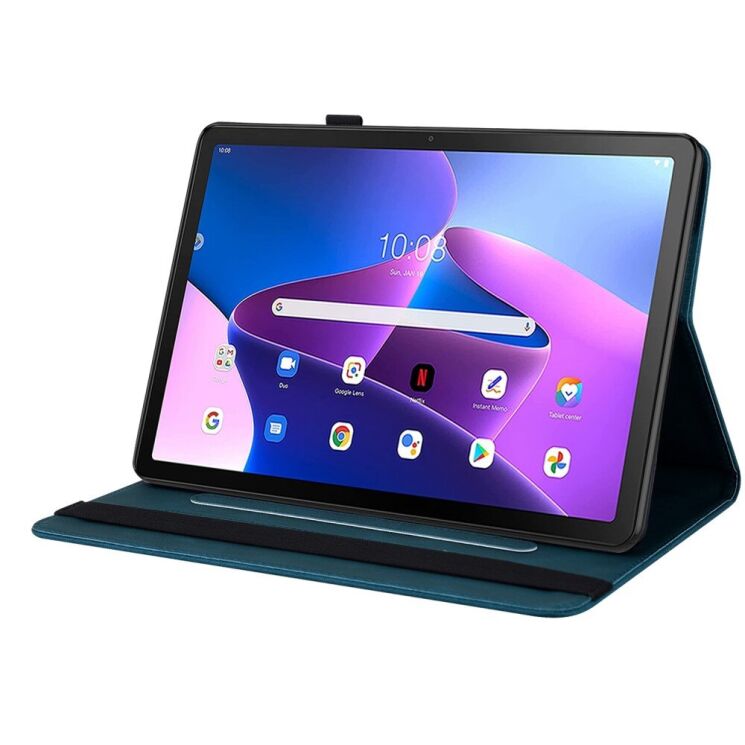 Защитный чехол Deexe Butterfly для Lenovo Tab M10 Plus (Gen 3) TB125/128 / Xiaoxin Pad 2022 - Blue: фото 7 из 7
