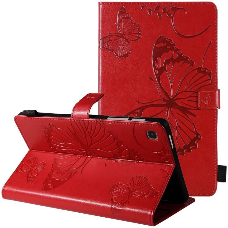 Защитный чехол Deexe Butterfly для Samsung Galaxy Tab A7 Lite (T220/T225) - Red: фото 1 из 7