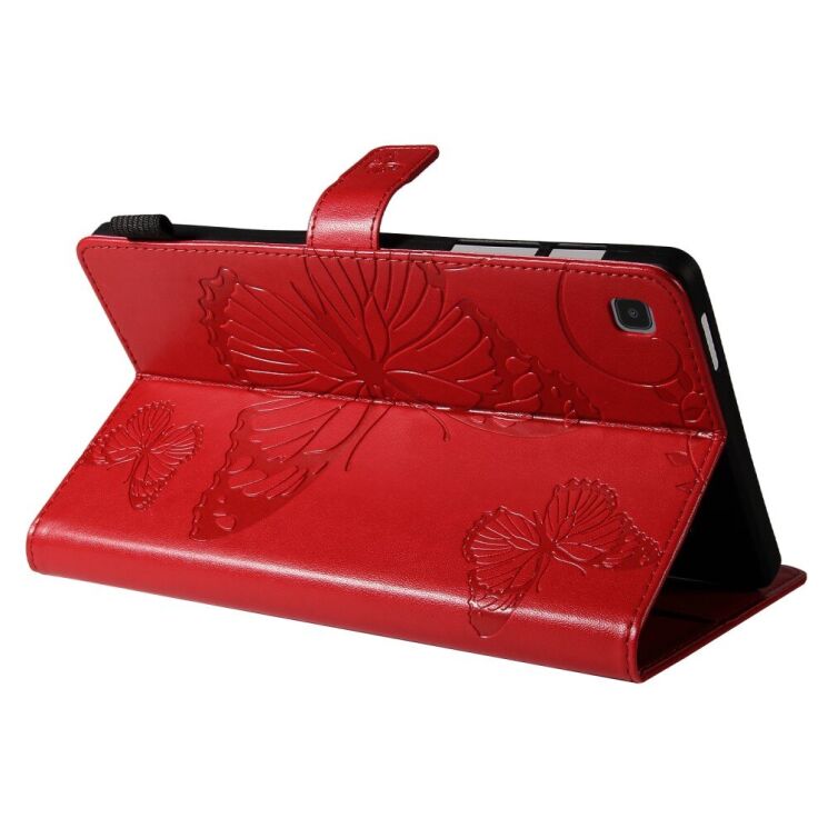 Защитный чехол Deexe Butterfly для Samsung Galaxy Tab A7 Lite (T220/T225) - Red: фото 4 из 7