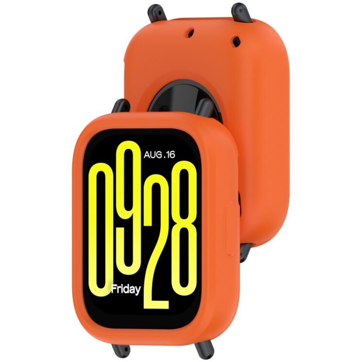 Защитный чехол Deexe Color Frame для Xiaomi Redmi Watch 5 Active - Orange: фото 6 из 8