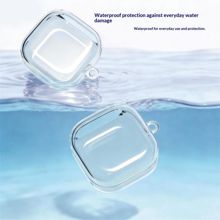 Захисний чохол Deexe Crystal Case для Samsung Galaxy Buds 4 / Buds 4 Pro - Transparent: фото 5 з 8