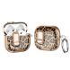 Защитный чехол Deexe Crystal Lock для AirPods 4 - Leopard Print (364456B). Фото 1 из 9