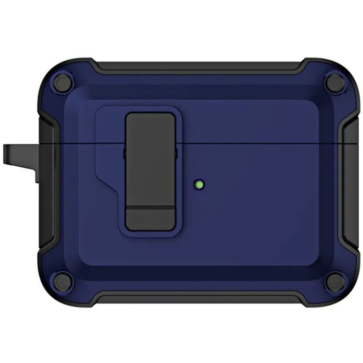 Захисний чохол Deexe Defender Armor для Apple AirPods Pro 2 - Sapphire: фото 2 з 13