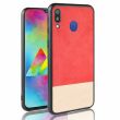 Защитный чехол Deexe Elegant Series для Samsung Galaxy M20 (M205) - Red (245252R)