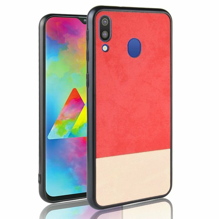 Защитный чехол Deexe Elegant Series для Samsung Galaxy M20 (M205) - Red: фото 1 из 5