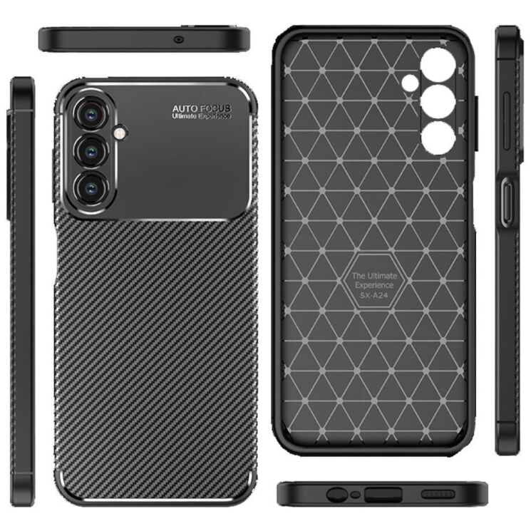 Защитный чехол Deexe Fusion для Samsung Galaxy A24 (A245) - Black: фото 3 из 9