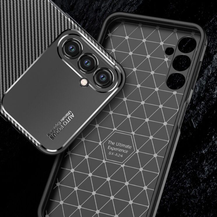 Защитный чехол Deexe Fusion для Samsung Galaxy A24 (A245) - Black: фото 4 из 9